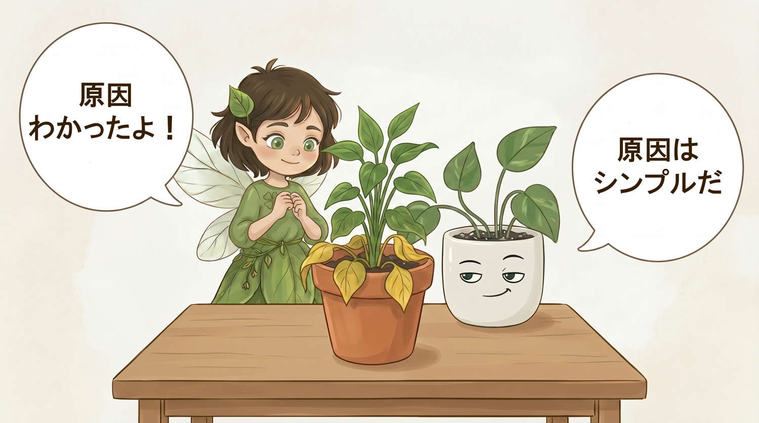 観葉植物が枯れる原因まとめ