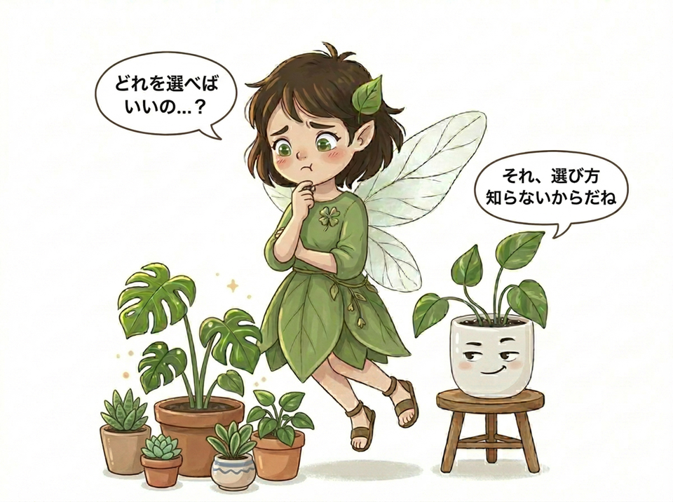 観葉植物の選び方完全ガイド【初心者が失敗しない7つのポイント】