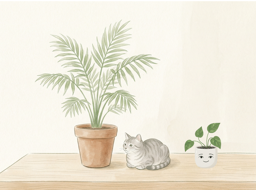 ペットに安全な植物