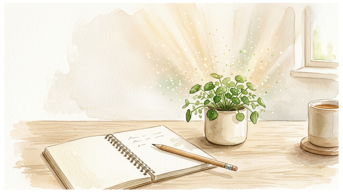 観葉植物と集中力