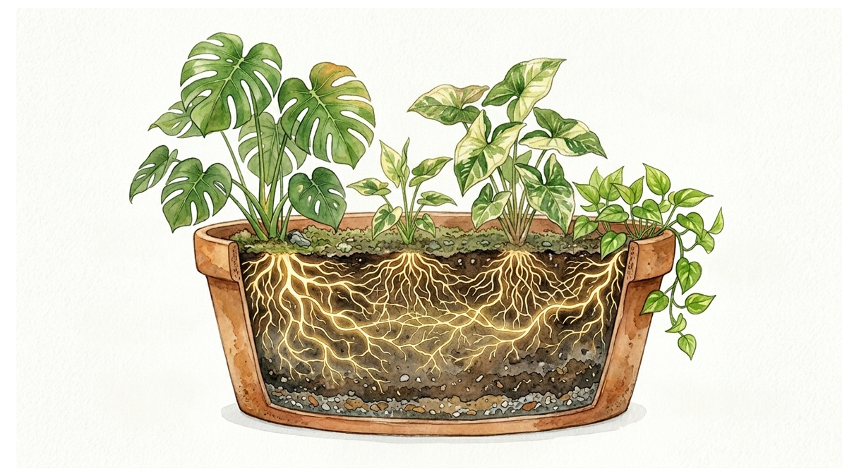 植物の根のネットワーク