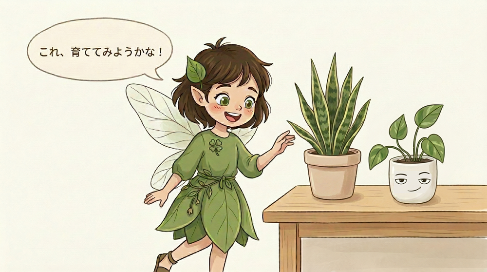 観葉植物を育ててみよう